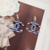 692ffdbc99f2d84055c8e958 Xiaoxiang New Arrival Nautical Style Classic Blue Enamel Inlaid Hook Earrings, Elegant Ear Clips ✨🌿