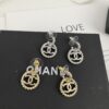 Xiaoxiang New Arrival Textured Hoop Earrings with Hook Design, Elegant and Stylish