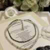 692ffdcc99f2d84055c8e96d Xiaoxiang New Double-Layer Pearl and Cubic Zirconia Necklace with Leather String
