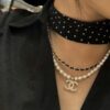 692ffdcd99f2d84055c8e970 Xiaoxiang New Double-Layer Pearl and Cubic Zirconia Necklace with Leather String