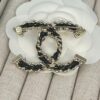 692ffdd499f2d84055c8e97a Xiaoxiang New Arrival Light Gold Twisted Leather-Pass Through Versatile Elegant Brooch