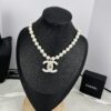New Arrival Xiaoxiang White Resin Double C Pearl Necklace ✨✨