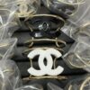 692ffdfd99f2d84055c8e9af Xiao Xiang New Arrival High-Quality Acrylic Double C Bracelet in Black and White
