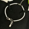 Xiaoxiang New Model Coco Pearl Double C Pendant Necklace