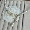 Xiaoxiang New Model Coco Pearl Double C Pendant Necklace