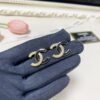 692ffe2e99f2d84055c8e9e5 Xiaoxiang New Arrival Enamel Black and Gold Two-Tone Double C Stud Earrings Minimalist ✨✨