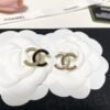 692ffe2f99f2d84055c8e9e7 Xiaoxiang New Arrival Enamel Black and Gold Two-Tone Double C Stud Earrings Minimalist ✨✨
