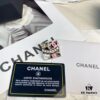 CHANE New Style Square 24S Pink Double C Heart Pearl Multi-Element Brooch