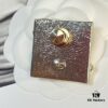 CHANE New Style Square 24S Pink Double C Heart Pearl Multi-Element Brooch