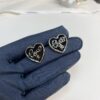 692ffe4999f2d84055c8ea04 Chanel New Arrival Black Enamel Heart Earrings