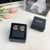 692ffe6b99f2d84055c8ea1e Xiaoxiang New Arrival Amber Square Rhinestone Camellia Flower Stud Earrings 🌺