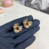 692ffe6e99f2d84055c8ea20 Xiaoxiang New Arrival Amber Square Rhinestone Camellia Flower Stud Earrings 🌺