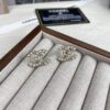 CHANE New Arrival Small Pearl Double C Diamond-Inlaid Stud Earrings
