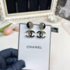 Xiaoxiang New Arrival Black Enamel Combined with Glossy C-Earrings