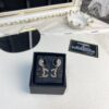 Xiaoxiang New Arrival Black Enamel Combined with Glossy C-Earrings