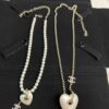 692ffe9c99f2d84055c8ea49 Xiaoxiang New Arrival Heart-Shaped White Peach Heart 💖 Resin Minimalist Necklace ✨