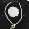 692ffea499f2d84055c8ea51 Chic New Arrival Heart-Shaped White Peach Resin Pearl Necklace 💖✨