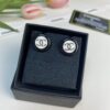 Chic New Arrival Black and White Button Round Resin Stud Earrings ✨✨