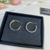 692ffec499f2d84055c8ea6f Xiaoxiang New Arrival Black and White Rhinestone Inlaid Small Hoop Earrings ✨✨