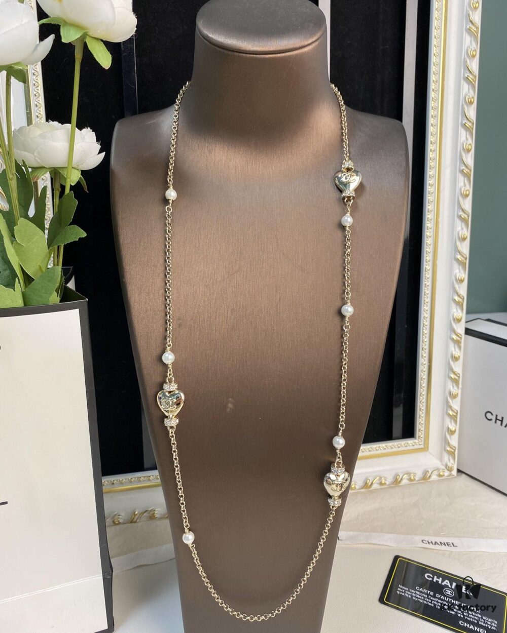 692fff0799f2d84055c8eaa3 Xiaoxiang New Arrival Smooth Heart Pendant Minimalist Necklace Sweater Chain