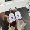 692fff2e99f2d84055c8eaca CHANE New Rhombus Pendant Perfume Bottle Resin Acrylic Stud Earrings