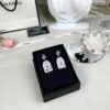 692fff3099f2d84055c8eacd CHANE New Rhombus Pendant Perfume Bottle Resin Acrylic Stud Earrings