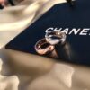 692fff5499f2d84055c8eb01 Chanel Coco Crush Series Quilted Pattern Ring, S925 Sterling Silver Heavy Craft, Available in White Gold and Rose Gold Finish