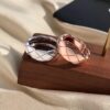692fff5699f2d84055c8eb04 Chanel Coco Crush Series Quilted Pattern Ring, S925 Sterling Silver Heavy Craft, Available in White Gold and Rose Gold Finish