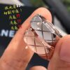 692fff5a99f2d84055c8eb0a Chanel Coco Crush Series Quilted Pattern Ring, S925 Sterling Silver Heavy Craft, Available in White Gold and Rose Gold Finish