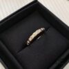 692fff7499f2d84055c8eb3b Chanel Quilted Full Diamond Ring Narrow Version, Currently the Hottest Fashion Item, Simple Style for Perfect Elegance