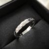 692fff7999f2d84055c8eb40 Chanel Quilted Smooth Ring Narrow Version, Currently the Hottest Fashion Accessory, Minimalist Style for Perfect Elegance