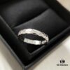 692fff7a99f2d84055c8eb41 Chanel Quilted Smooth Ring Narrow Version, Currently the Hottest Fashion Accessory, Minimalist Style for Perfect Elegance