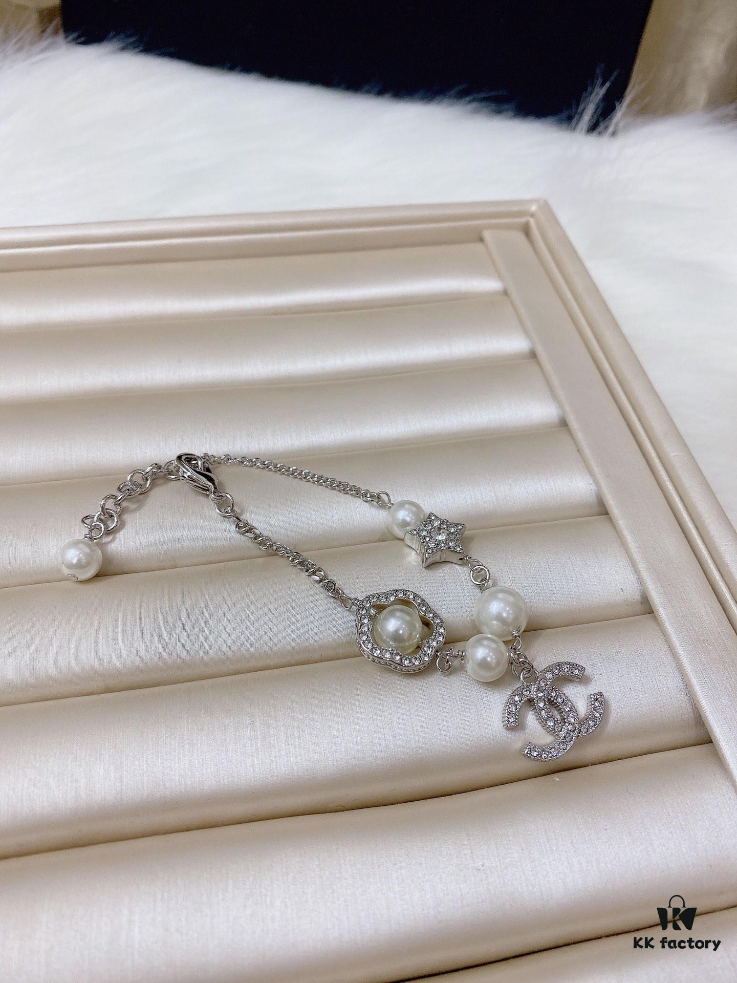 692fff8c99f2d84055c8eb53 Chanel ZP Pearl Bracelet in Original Brass Material with Shell Beads