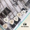 692fff9699f2d84055c8eb5f Chanel Camellia Necklace, Cream White Vintage Style with Pearl, Double-Sided Design