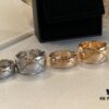 692fffb299f2d84055c8eb89 New Coco Ring, ZP One-to-One Version, Matching All Details with ZP, Including Grooves on the Inner Band, 360-Polished for Comfort, Gradient Diamond-Cut Chevron Pattern on Outer Band, Crafted with Imported CNC Precision Carving, Made with V-Gold Plating Technology