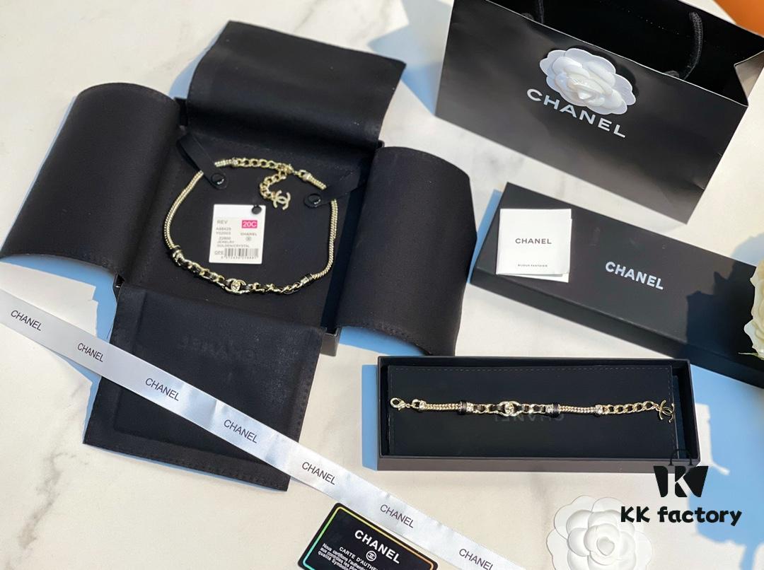 692fffb699f2d84055c8eb8e ❗️New Arrival❗️ Authentic CHANEL CC Leather Bracelet Necklace 2021 New Arrival with Full Original Packaging