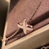 692fffde99f2d84055c8ebba CHAUMET PARIS Liens 'Forever Connected' Diamond Ring, 925 Silver Plated with 18K Gold, Heavily Sparkling – Highly Recommended! Openwork Cross Design Adorned with Brilliant Zirconia Stones, Glittering ✨✨