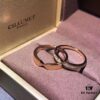 692fffe499f2d84055c8ebc1 CHAUMET Paris X-Shaped Ring, Couple's Matching Band, Men's Plain Version Without Diamonds, Women's Full Diamond Version