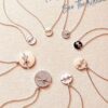 692fffe999f2d84055c8ebc4 May you grow up gracefully and generously, like a withered tree meeting spring — New SM jewelry crossover necklace ✨ Unique design, white shell, plain gold, fully set with diamonds, in stock, high-end version