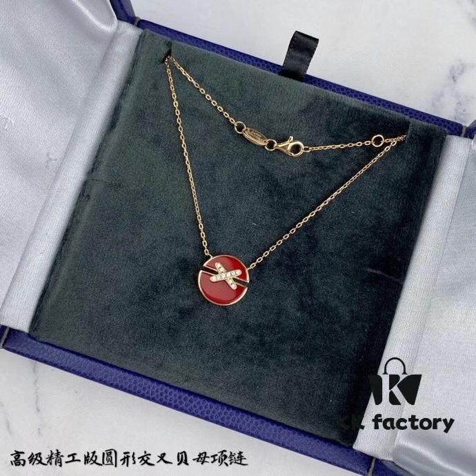 692ffff199f2d84055c8ebcb New 925 Sterling Silver Plated with Gold CHAUMET Paris Jeux de Liens Harmony Round Mother-of-Pearl Pendant Necklace