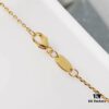 6930000099f2d84055c8ebd9 CHAUMET PARIS Liens 'Forever Linked' Pendant Necklace – Symbol of Love and Connection, Crafted in 18K Gold-Plated 925 Silver with Mother-of-Pearl, Turquoise, Lapis Lazuli, Featuring Openwork Cross Design Set with Sparkling Zirconia, Adjustable Chain Length 42cm