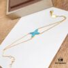 6930001499f2d84055c8ebe8 CHAUMET PARIS Liens 'Forever Linked' Bracelet – Symbol of Eternal Connection, Crafted in 18K Gold-Plated 925 Silver with Mother-of-Pearl, Turquoise, Lapis Lazuli, and Sparkling Zirconia