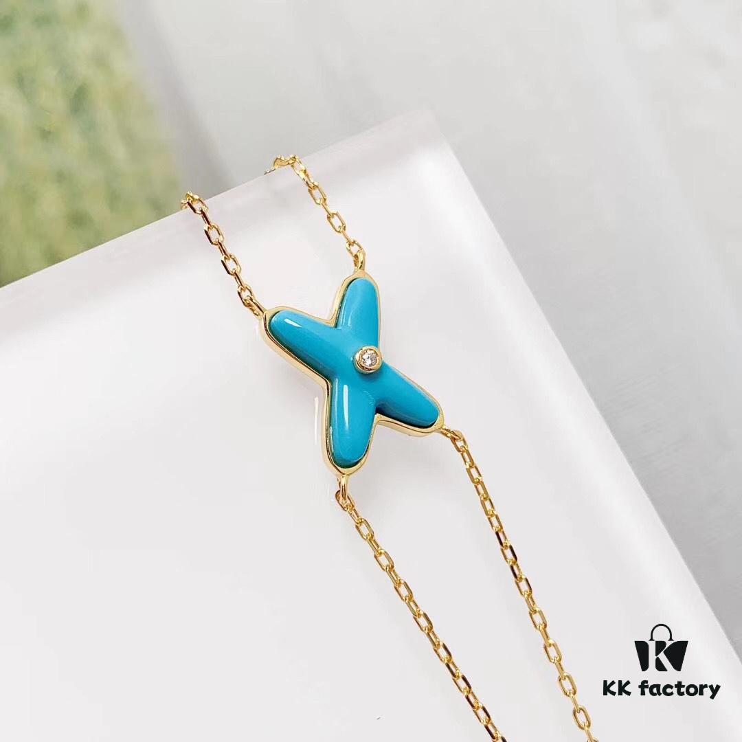 6930001799f2d84055c8ebea CHAUMET PARIS Liens 'Forever Linked' Bracelet – Symbol of Eternal Connection, Crafted in 18K Gold-Plated 925 Silver with Mother-of-Pearl, Turquoise, Lapis Lazuli, and Sparkling Zirconia