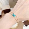 6930001999f2d84055c8ebec CHAUMET PARIS Liens 'Forever Linked' Bracelet – Symbol of Eternal Connection, Crafted in 18K Gold-Plated 925 Silver with Mother-of-Pearl, Turquoise, Lapis Lazuli, and Sparkling Zirconia