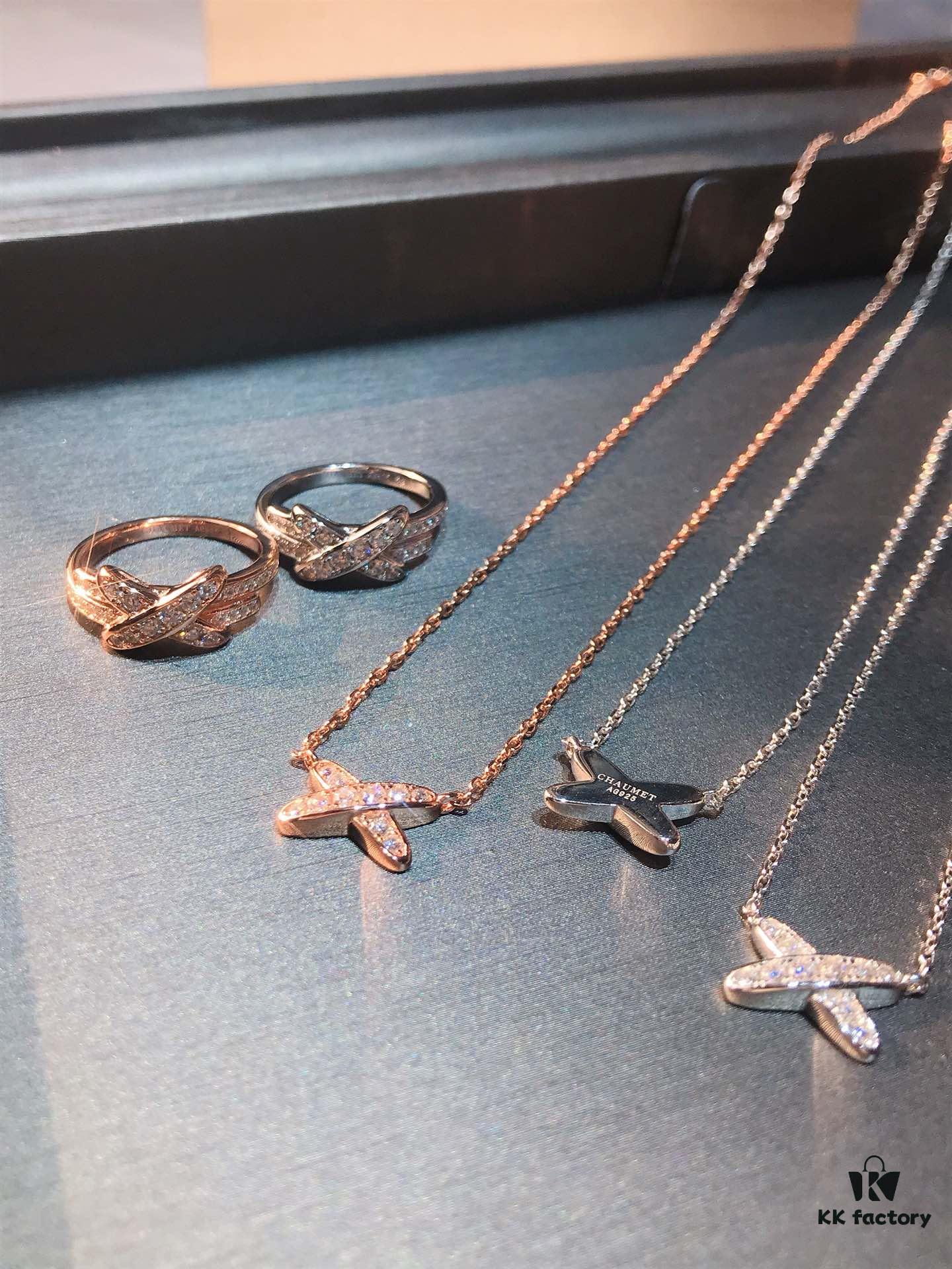 Chaumet Jewelry - Lien Vivant Flat Interlaced Diamond Set