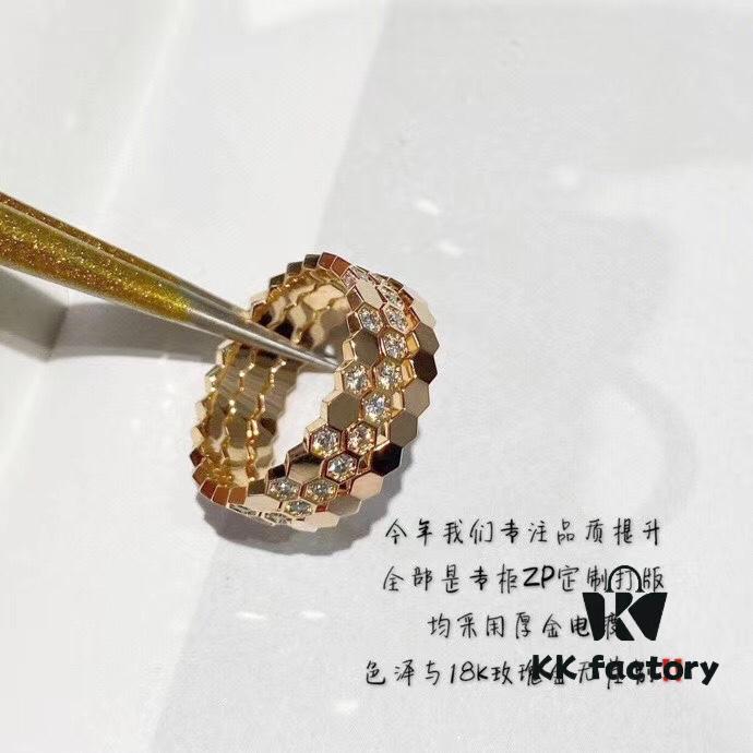 6930003f99f2d84055c8ec0d SOPHISTIQUED PARIS Honeycomb Trilogy Ring Set - US Size 5/6/7/8/9