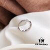6930004499f2d84055c8ec16 2020 Latest ZP Version SAMMY PARIS Full Diamond Honeycomb Ring, V-Gold Electroplated Thick Gold, Excellent Color Retention