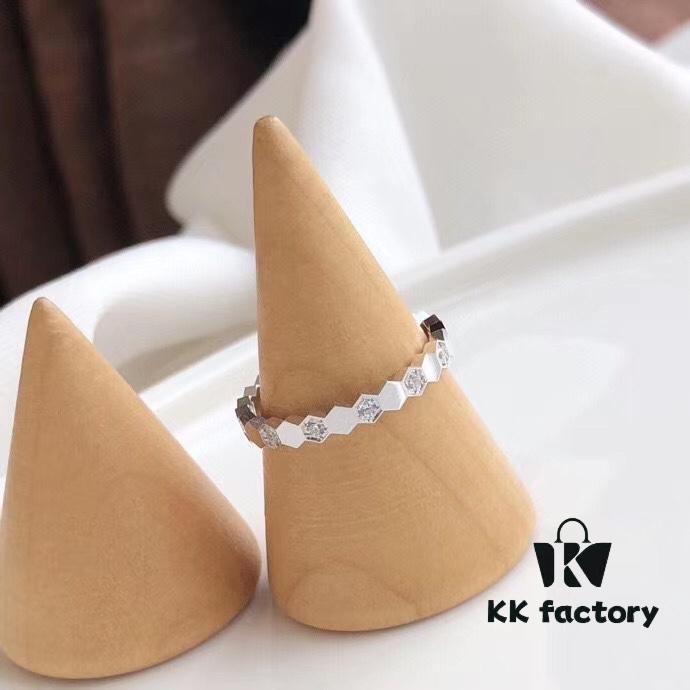 6930004799f2d84055c8ec1c Bee My Love Chaumet Paris Honeycomb Half-Diamond Ring 💍 2020 Latest Store ZP Version, Flawless 1:1 Custom Replica, Available in White Gold and Rose Gold