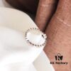 6930004899f2d84055c8ec1d Bee My Love Chaumet Paris Honeycomb Half-Diamond Ring 💍 2020 Latest Store ZP Version, Flawless 1:1 Custom Replica, Available in White Gold and Rose Gold