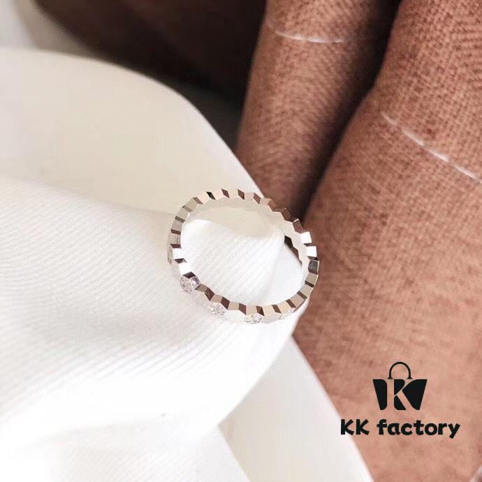 6930004899f2d84055c8ec1d Bee My Love Chaumet Paris Honeycomb Half-Diamond Ring 💍 2020 Latest Store ZP Version, Flawless 1:1 Custom Replica, Available in White Gold and Rose Gold